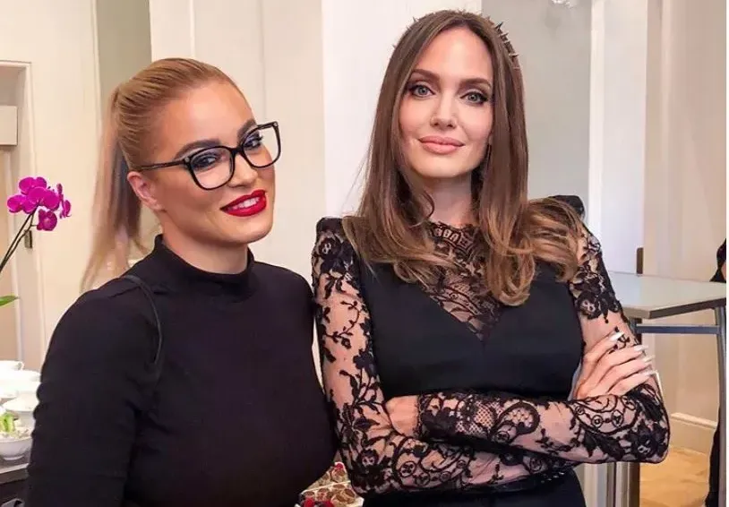 Жени Джаферович на премиера с Анджелина