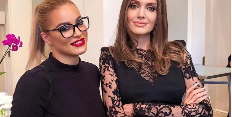 Жени Джаферович на премиера с Анджелина