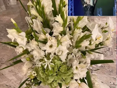 Лили крие скандален портрет в хола си