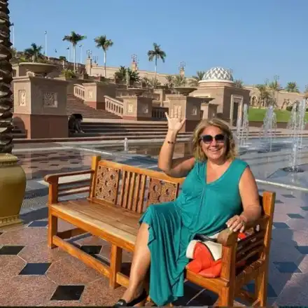 Марта Вачкова се глези в Дубай