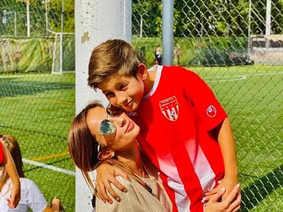 Синът на Симона Пейчева - футболна надежда (Фото)