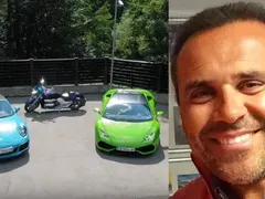Вижте как скандалният адвокат с отнети права Стоян Рътков се фука с Ламборгини и Порше! (ВИДЕО)