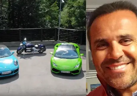 Вижте как скандалният адвокат с отнети права Стоян Рътков се фука с Ламборгини и Порше! (ВИДЕО)