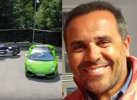 Вижте как скандалният адвокат с отнети права Стоян Рътков се фука с Ламборгини и Порше! (ВИДЕО)