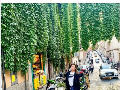 „Златната” Катрин на романтична ваканция в Рим