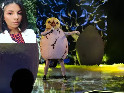 Дивна чисти лош имидж като Пилето в „Маскираният певец” ! Трепери публиката да не я освирка заради потрошената Кристин