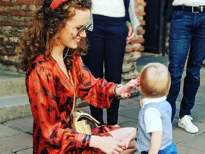 Гери Малкоданска със скромно кръщене за Лео