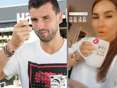 Григор Димитров и новата му с еднакви гривни!