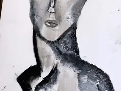 Ивон Динева става художничка! (Щерката на Анелия с първа картина, няма желание да пее)