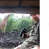 Половинката на Андрей на ваканция в Кения