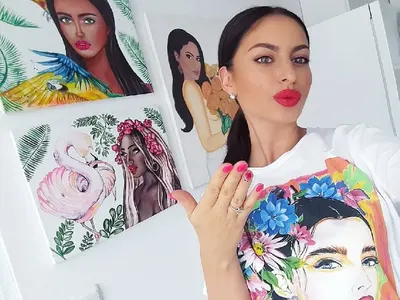 Правнучка на Петър Берон рисува чудовища