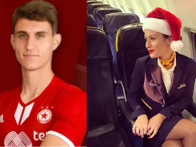 Титуляр на ЦСКА заби стюардеса