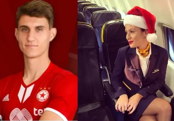 Титуляр на ЦСКА заби стюардеса