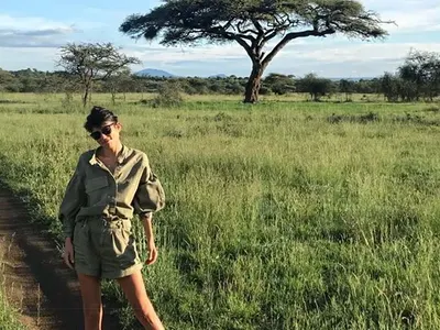 Андрей и жена му на ваканция в Кения