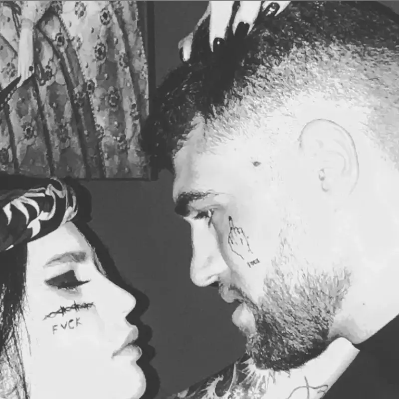 Кристин показа половинката си