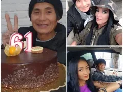 Ани Хоанг спретна парти за рождения ден на баща си