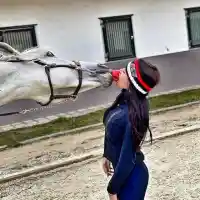 Арабаджиева яде ябълка с кон