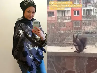 Вихра Петрова отглежда катерица