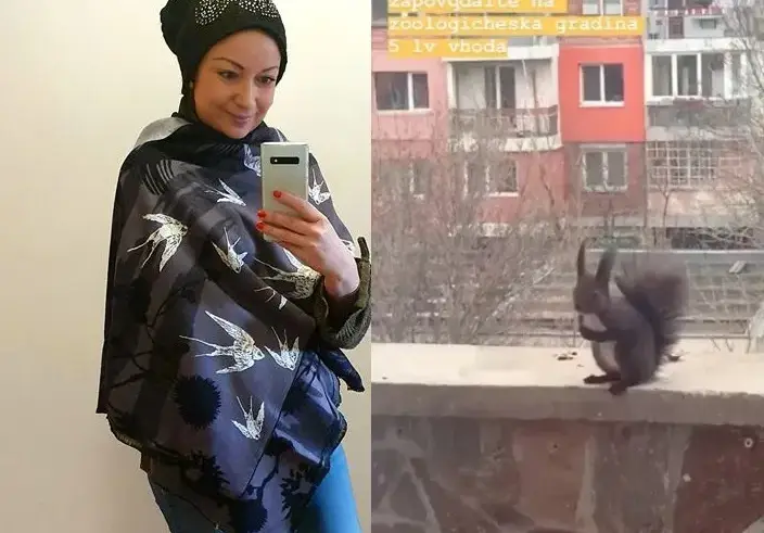 Вихра Петрова отглежда катерица