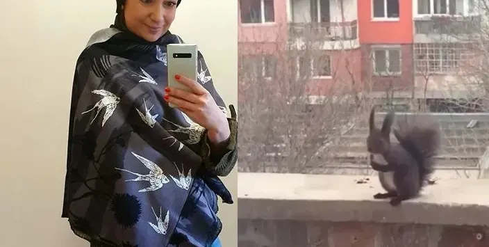 Вихра Петрова отглежда катерица