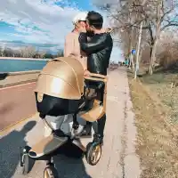 Гани  бута количка от чисто злато