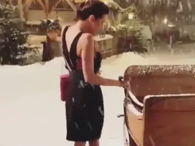 Любовникът на Мис България я глези с каляска в Тирол (Фото в галерията)