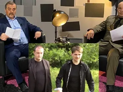 Краси Радков и Мариан Бачев на червено ( „Вечерта на актьорите” аут от кабеларката на Дългия)