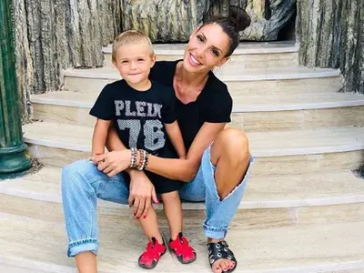 Златка Димитрова тормози 4-годишния си син да тренира (Миро вече тича на бягащата пътека)