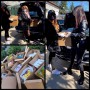 Глория раздава храна и лекарства на нуждаещи се