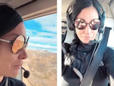 Цеци Красимирова подкара самолет. Мъжът й: Не се качвам при теб!