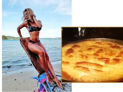 Крисковица сбъднала мечтите си с новия си мъж, тъпче го с  калорични манджи