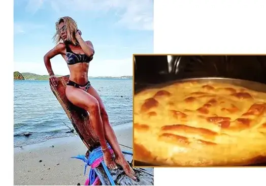 Крисковица сбъднала мечтите си с новия си мъж, тъпче го с  калорични манджи