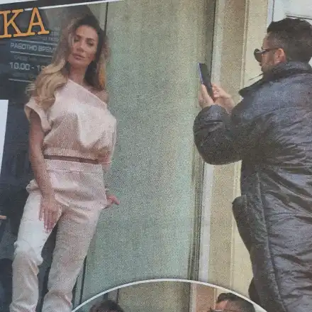 Вижте Златка как се фръцка и позира (Папарашко фото)