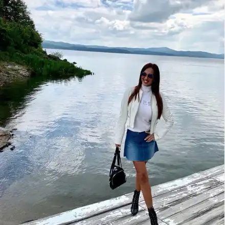 Глория се отдаде на воден релакс