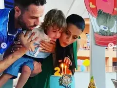 Ралица Паскалева със синеок рожденик