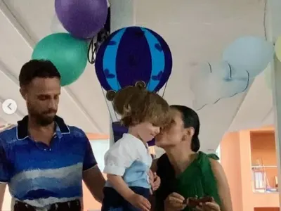 Ралица Паскалева със синеок рожденик