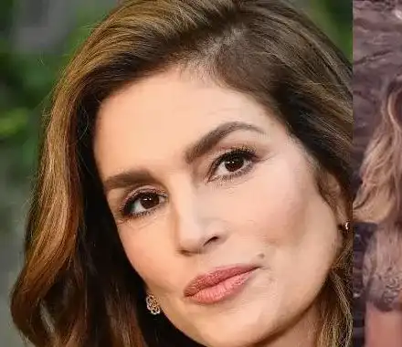 Папи Ханс едно към едно със Синди Крауфорд