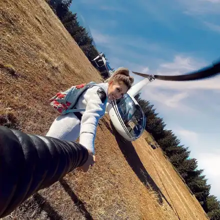 Джулиана Гани полетя над Рила