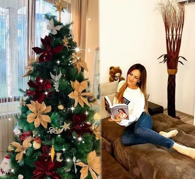 Глория украси елхата