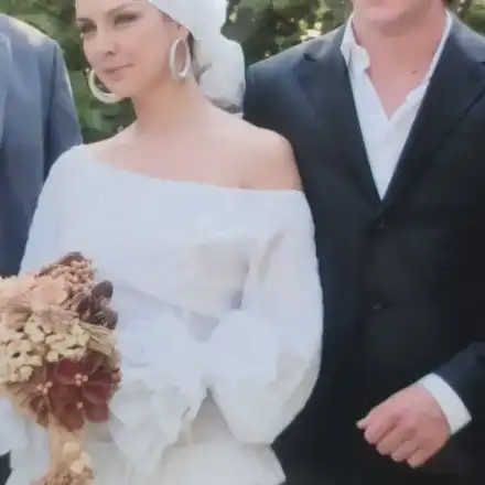 Жени Калканджиева с любопитна снимка от сватбата си с Тачо (Вижте я)