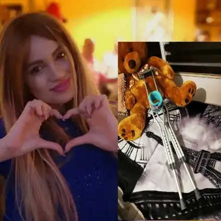 Марешка Бардем дарява патериците си! Плеймейтката иска да се отърве от проклятието