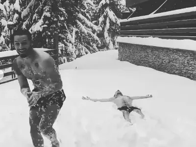 Папи Ханс чукна 30  по боксерки на студа