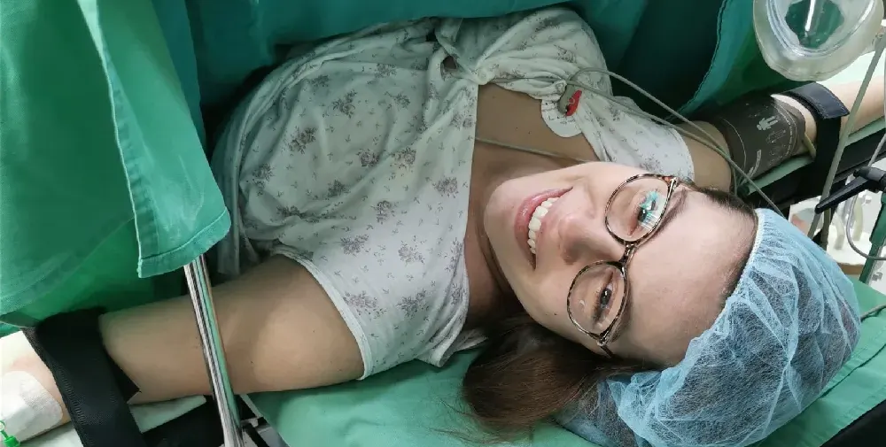 Радина Думанян роди и кръсти бебето на себе си