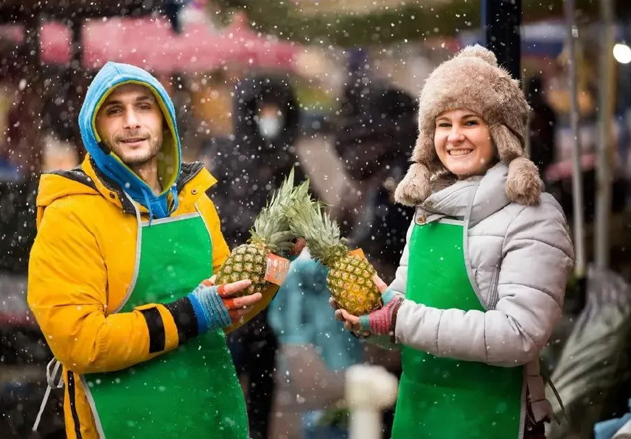 Шампиони станаха продавачи на пазар