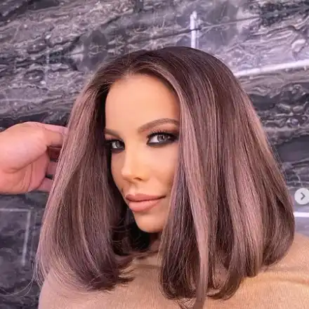 Емилия вече е брюнетка