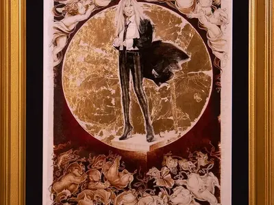 Лили Иванова с портрет за ЧНГ