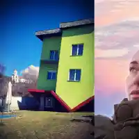 Алекс Раева почива на село