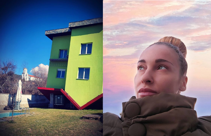 Алекс Раева почива на село