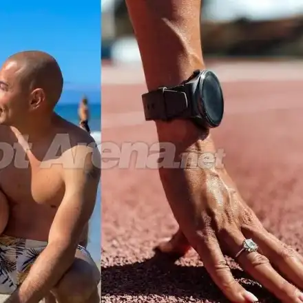 Ивет тренира с пръстен от Симоне (Влюбените бяха на Канарските острови през януари)