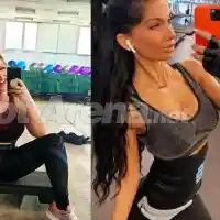 Рени и „Мис Дупе“ се потят във фитнеса